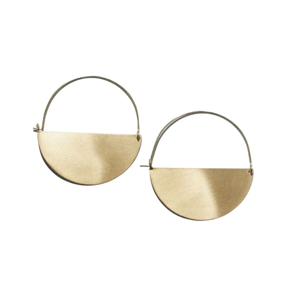 Half Moon Earrings - Large - India