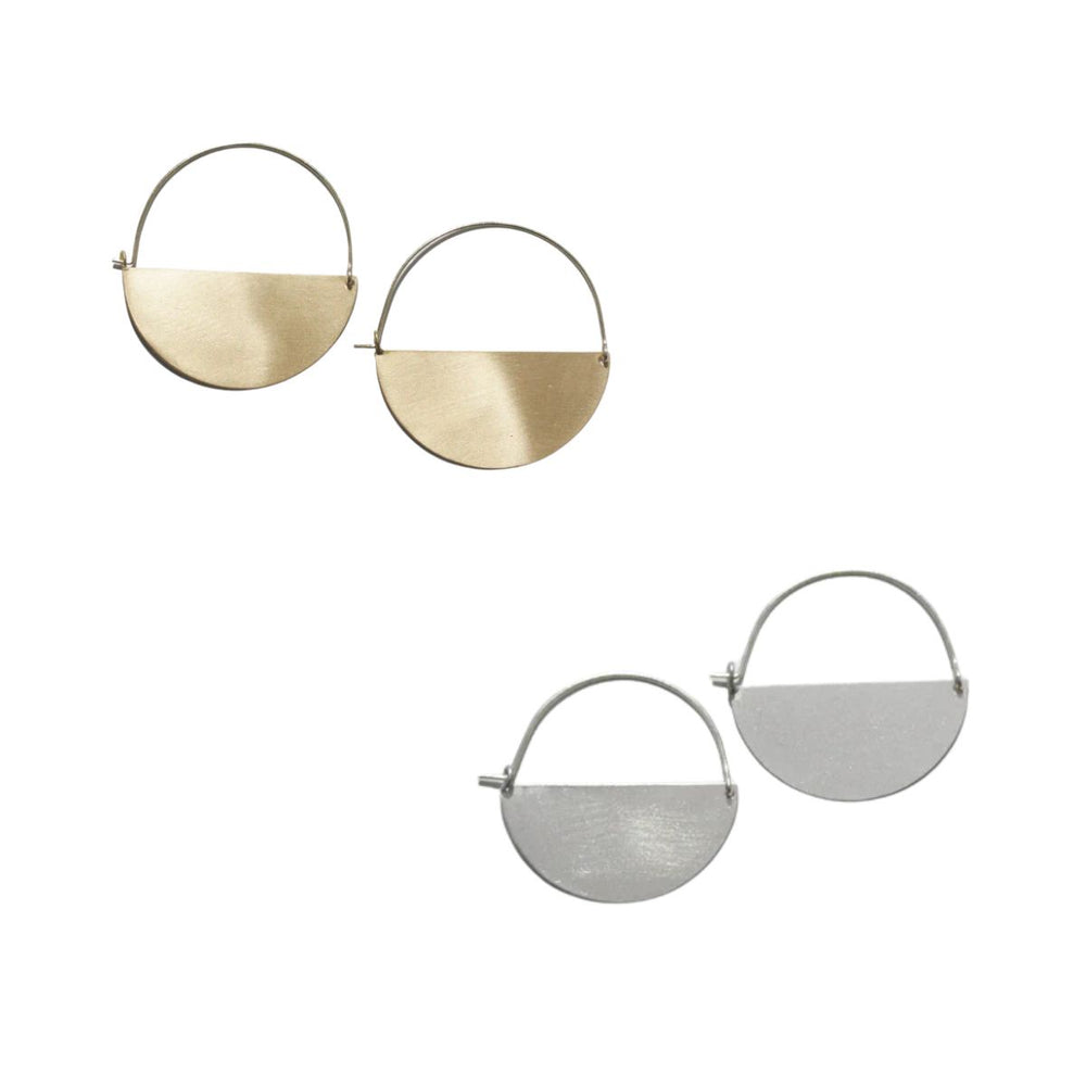 Half Moon Earrings - Large - India