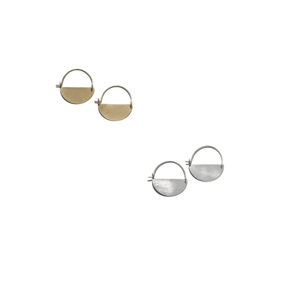 Half Moon Earrings - Small - India