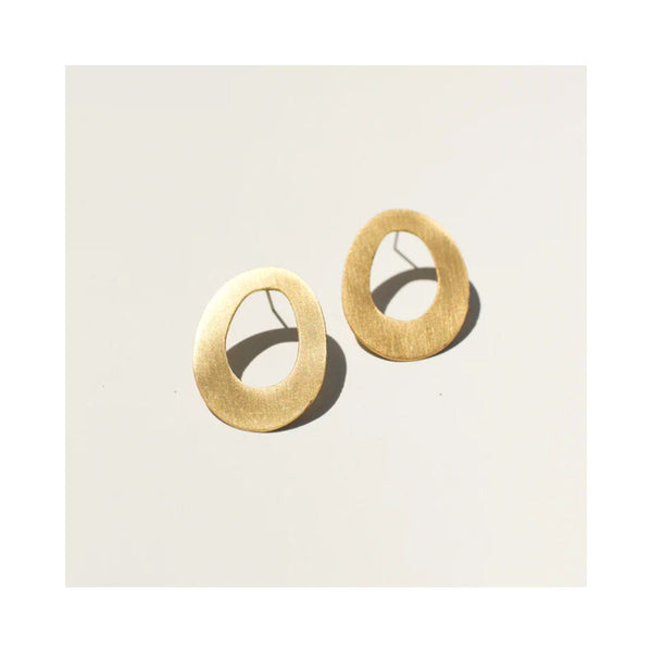 Oblong Form Earrings - India