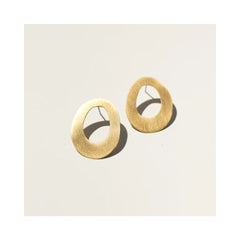 Oblong Form Earrings - India