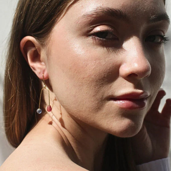 Sea Glass Mobile Earrings - India