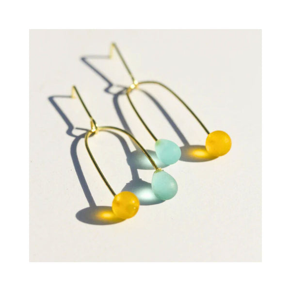 Sea Glass Mobile Earrings - India