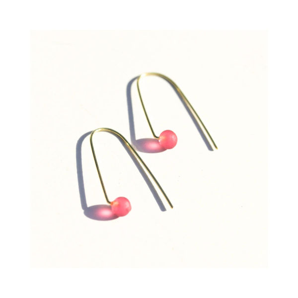 Sea Glass Threader Earrings - India