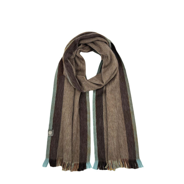 Alpaca Blend Striped Scarf - Ecuador
