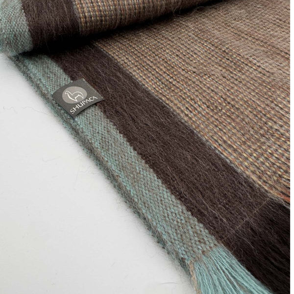 Alpaca Blend Striped Scarf - Ecuador