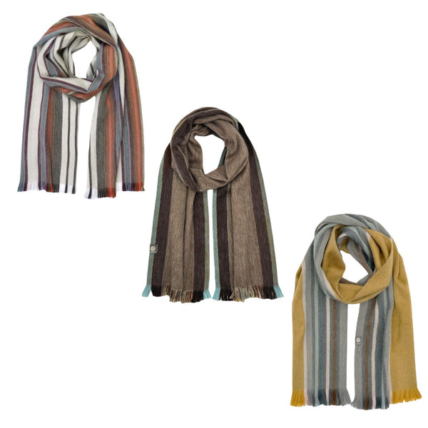 Alpaca Blend Striped Scarf - Ecuador