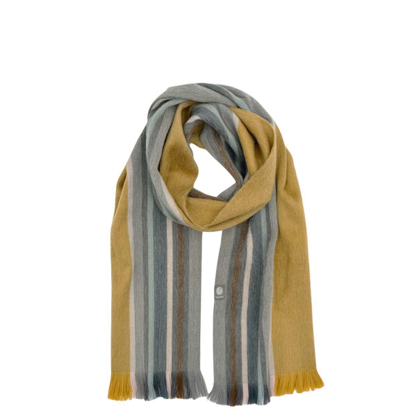 Alpaca Blend Striped Scarf - Ecuador