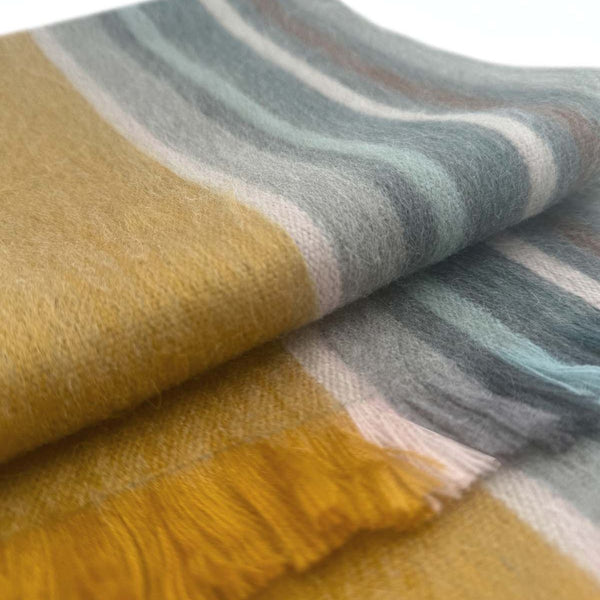 Alpaca Blend Striped Scarf - Ecuador