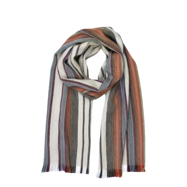 Alpaca Blend Striped Scarf - Ecuador