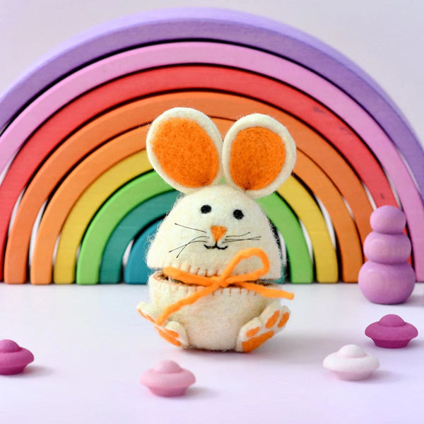Felt Easter Bunny Egg Cosy - Nepal