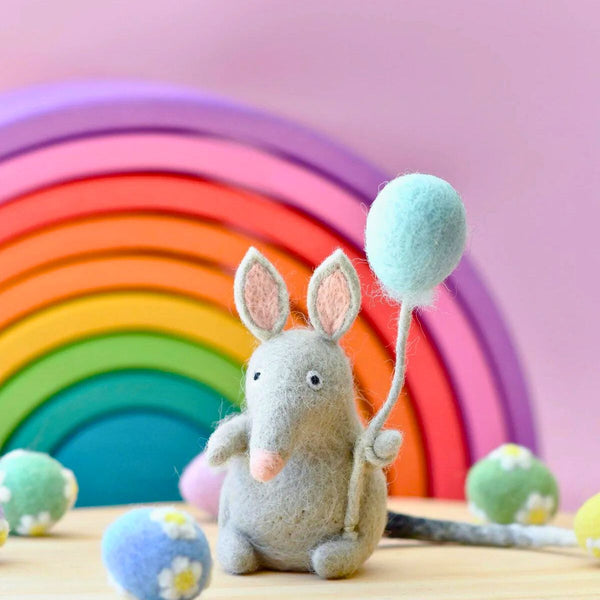 Felt Easter Bilby With Balloon - Nepal