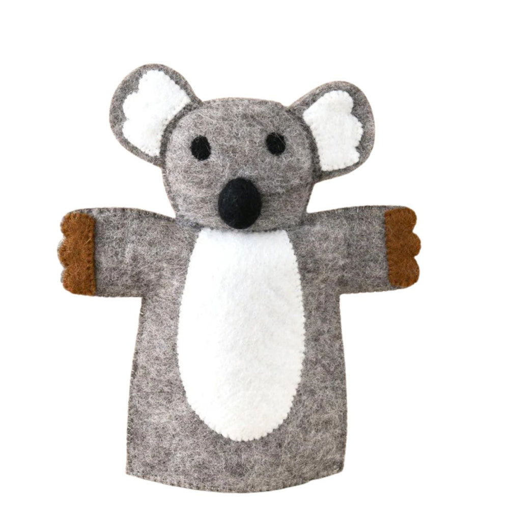 Felt Hand Puppet - Koala - Nepal