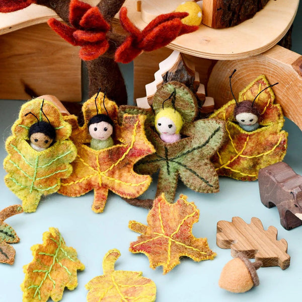 Felt Leaf Baby - Nepal