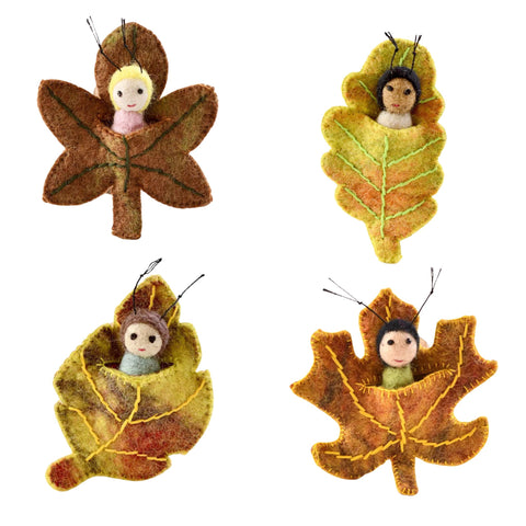 Felt Leaf Baby - Nepal