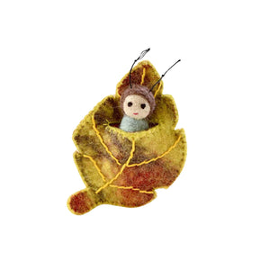 Felt Leaf Baby - Nepal