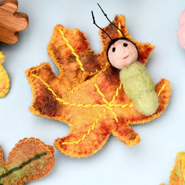 Felt Leaf Baby - Nepal