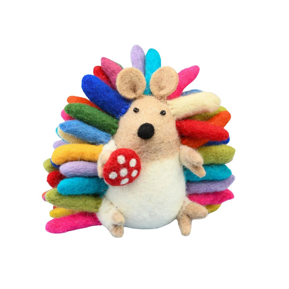 Felt Rainbow Hedgehog - Nepal