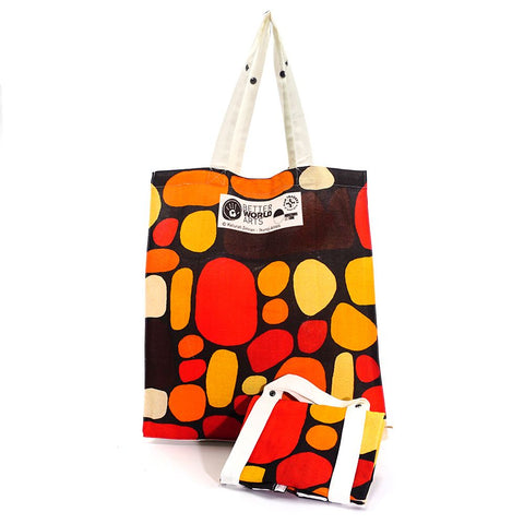 Better World Arts - Cotton Foldable Shopping Bag - Keturah Nangala Zimran - India