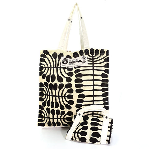 Better World Arts - Cotton Foldable Shopping Bag - Mitjili Napurrula - India