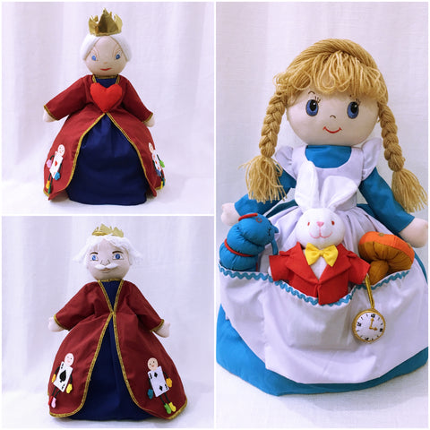 Alice in Wonderland Doll - Upside Down Toy Handmade in Thailand by the Fatima Centre | Shop Ethical Gifts for Children at ONLY JUST |