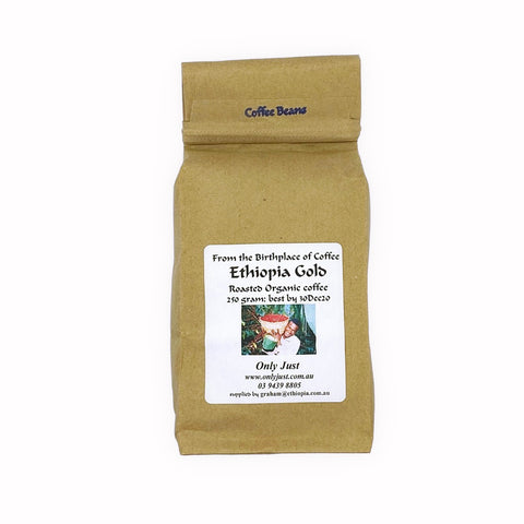250 grams coffee pack - beans