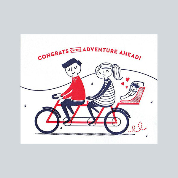 Good Paper Handprinted Greeting Card - New Baby, Philippines