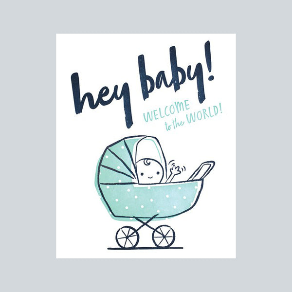 Good Paper Handprinted Greeting Card - New Baby, Philippines