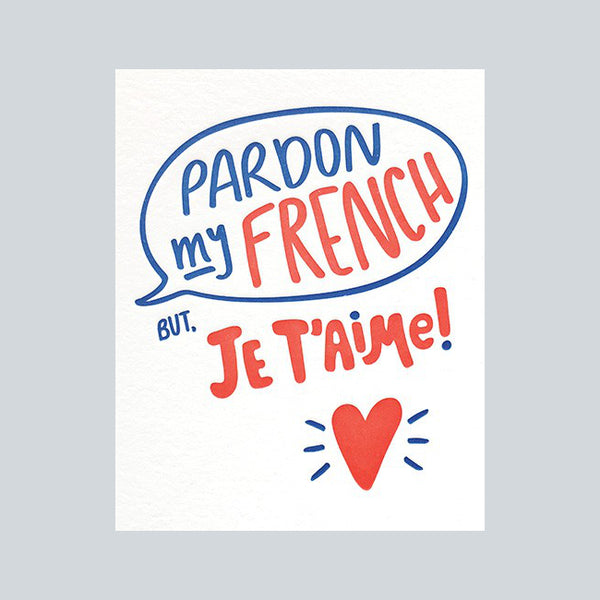 Good Paper Handprinted Greeting Card - Love, Philippines
