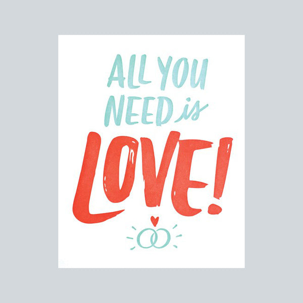 Good Paper Handprinted Greeting Card - Wedding / Anniversary, Philippines