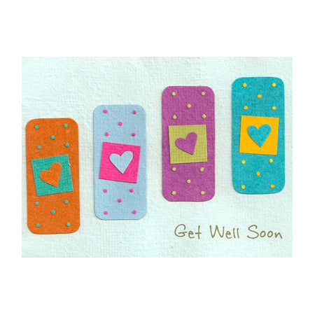 Good Paper Greeting Card - Get Well, Rwanda