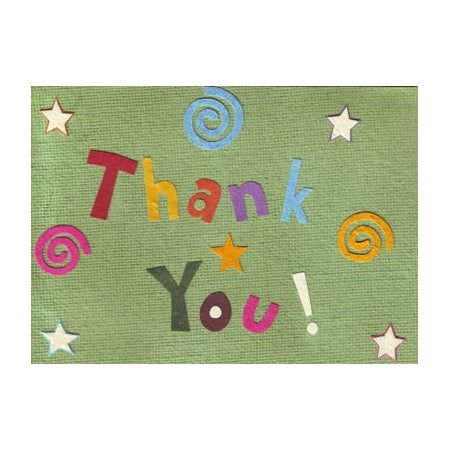 Good Paper Greeting Card - Thank You, Rwanda