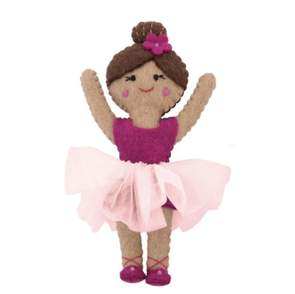 Bonnie The Ballerina Felt Doll - Nepal