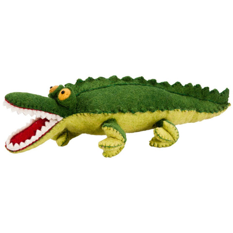 Felt Crocodile Soft Toy - Nepal