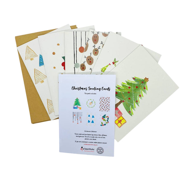 SisterWorks Christmas Card Pack - Australia