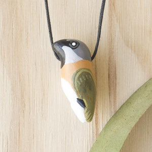 Songbird Black-Throated Finch Whistle Necklace - Thailand