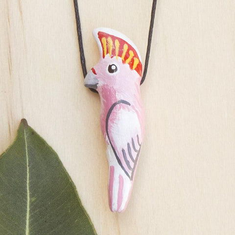 Songbird Major Mitchell Cockatoo Whistle Necklace - Thailand