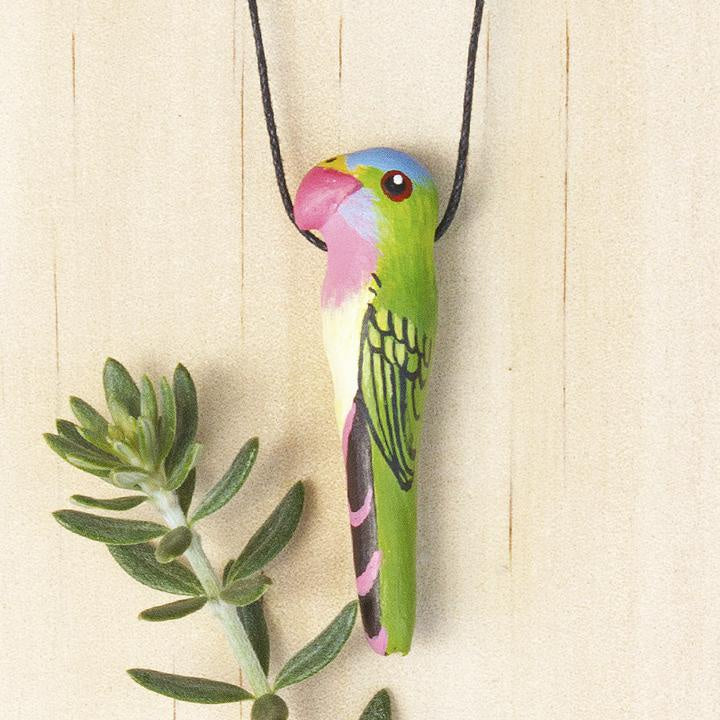 Songbird Princess Parrot Whistle Necklace - Thailand