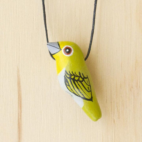 Songbird Silvereye Whistle Necklace - Thailand
