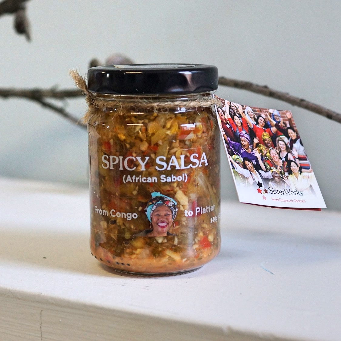 Sisterworks ethically handmade vegan spicy salsa - African Sabol - Fair Trade, Handmade, Ethical Gifts and Homewares at ONLY JUST
