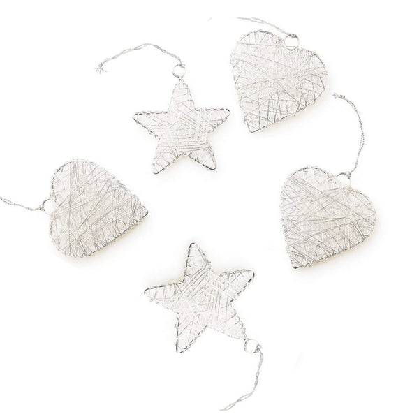 Handmade Wire Heart Ornament - India