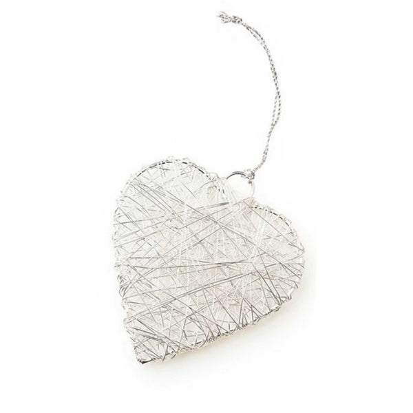 Handmade Wire Heart Ornament - India