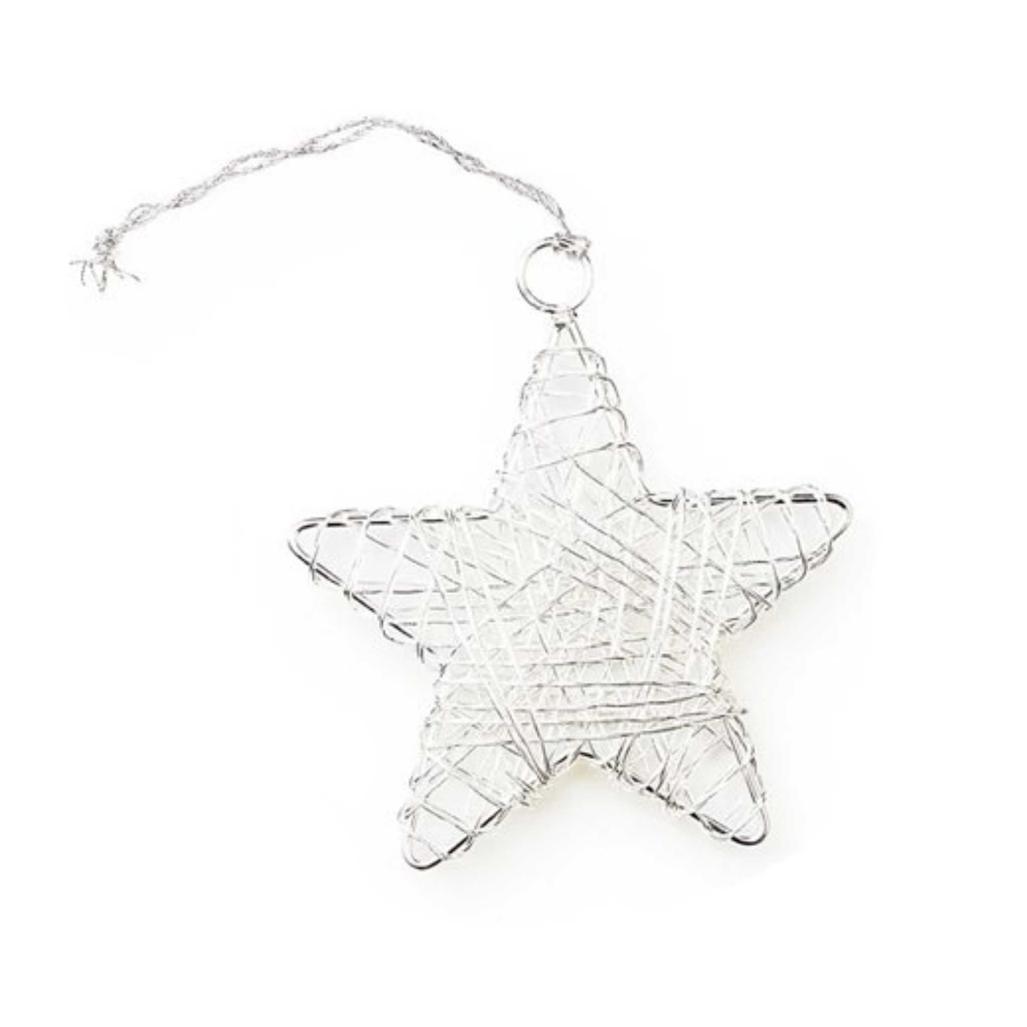 Handmade Wire Star Ornament - India